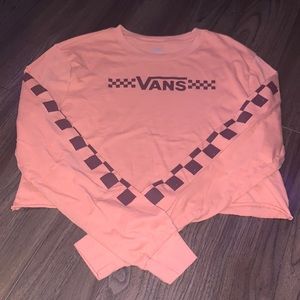 VANS long sleeve top size medium ladies
